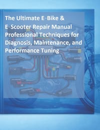 The Complete E-Bike & E-Scooter Electrical Repair Manual: A Step-by-Step Guide for Maintenance, Troubleshooting, and Component Replacement cover
