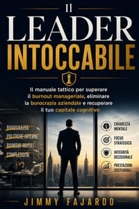 Il Leader Intoccabile: Il manuale tattico per superare il burnout manageriale, eliminare la burocrazia aziendale e recuperare il tuo capitale cognitiv cover
