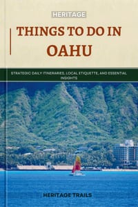 Heritage Things To Do In Oahu: Strategic Daily Itineraries, Local Etiquette, and Essential Insights cover