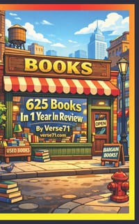 625 Books In 1 Year In Review cover