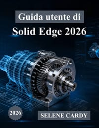 Guida utente di Solid Edge 2026: Manuale completo passo passo per la progettazione, la simulazione e la produzione 3D cover