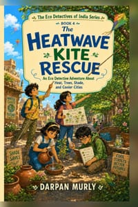 The Heatwave Kite Rescue: An Eco Detective Adventure About Heat, Trees, Shade and Cooler Cities cover