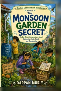 The Monsoon Garden Secret: An Eco Detective Adventure About Rainwater, Soil, Food and Composting cover