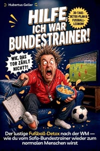 Hilfe, ich war Bundestrainer!: Der lustige Fußball-Detox nach der WM - wie du vom Sofa-Bundestrainer wieder zum normalen Menschen wirst. Inklusive 30- cover