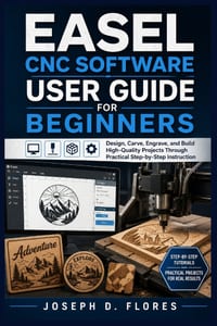 Easel CNC Software User Guide for Beginners: Design, Carve, Engrave, and Build High-Quality Projects Through Practical Step-by-Step Instruction cover