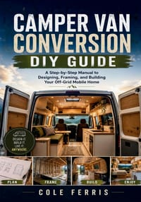 Camper Van Conversion DIY Guide: A Step-by-Step Manual to Designing Framing and Building Your Off-Grid Mobile Home cover