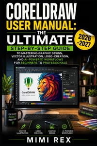 CorelDRAW User Manual: The Ultimate Step-By-Step Guide to Mastering Graphic Design, Vector Illustration, LOGO Creation, and AI-Powered Workflows for B cover