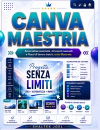 Canva Maestria: Scorciatoie avanzate, strumenti nascosti e flussi di lavoro batch: tutto illustrato. cover