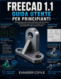 FreeCAD 1.1 Guida per principianti cover