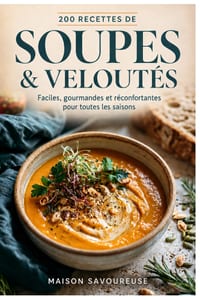 200 Recettes de Soupes & Veloutés Maison: 200 recettes faciles, gourmandes et réconfortantes pour cuisiner toute l'année avec des légumes de saison cover