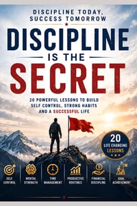 Discipline Is the Secret: 20 Powerful Lessons to Build Self-Control, Strong Habits, and a Successful Life cover