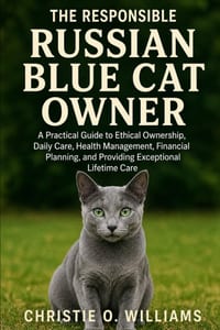 The Responsible Russian Blue Cat Owner: A Practical Guide to Ethical Ownership, Daily Care, Health Management, Financial Planning, and Providing Excep cover