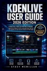 Kdenlive User Guide - 2026 Edition: A Practical Video Editing Walkthrough - Master the Timeline, Effects, and Audio Tools That Put Full Control of You cover