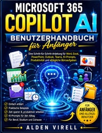Microsoft 365 Copilot AIBenutzerhandbuch für Anfänger cover