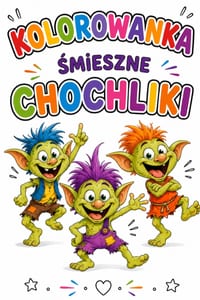 Kolorowanka śmieszne chochliki cover