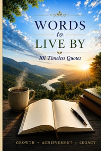 Words to Live By: 101Timeless Quotes cover