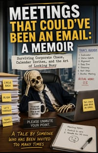 Meetings That Could've Been an Email: A Memoir: Surviving Corporate Chaos, Calendar Invites, and the Art of Looking Busy cover