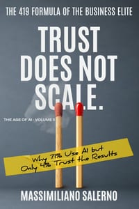 Trust Does Not Scale: Why 71% Use AI but Only 4% Trust the Results. cover
