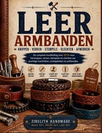 Leer Armbanden: De complete handleiding voor 2026 voor het knippen, verven, stempelen en vlechten van prachtige manchetten, omslagdoeken en polsbandje cover