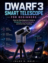 Dwarf 3 Smart Telescope for Beginners: Step-by-Step Beginner's Guide to Stargazing, Astrophotography and Smart Sky Tracking cover