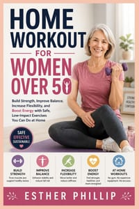 Home Workout for Women Over 50: Build Strength, Improve Balance, Increase Flexibility, and Boost Energy with Safe, Low-Impact Exercises You Can Do at cover