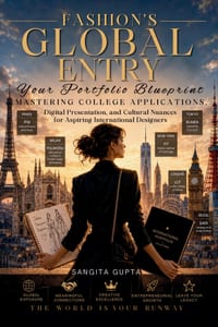 Fashion's Global Entry: Your Portfolio Blueprint: Mastering College Applications, Digital Presentation, and Cultural Nuances for Aspiring Internationa cover