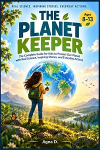 The Planet Keeper: The Complete Guide for Kids to Protect Our Planet with Real Science, Inspiring Stories, and Everyday Actions Environmental Book for cover