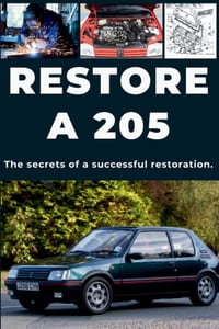 Restore a 205: Repair. Ensure reliability. Maintain. Drive. cover