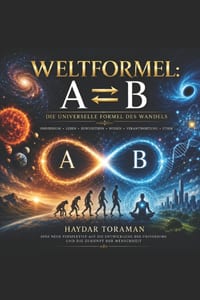 Weltformel: A ⇄ B: Die universelle Formel des Wandels - Von Teilchen über Materie und Energie bis zu Leben, Bewusstsein und Ethik cover