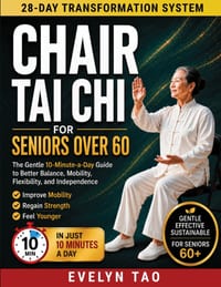 Chair Tai Chi For Seniors Over 60: The Gentle 10-Minute-a-Day Guide to Better Balance, Mobility, Flexibility, and Independence cover