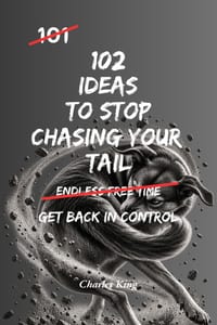 102 Ideas To Stop Chasing Your Tail: No Constant Busyness. No Running In Circles. Simple Everyday Ideas To Focus On What Matters, Make Steady Progress cover