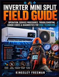 Inverter Mini Split Field Guide: Operation, Service Procedures, Troubleshooting, Error Codes & Diagnostics for HVAC Technicians cover