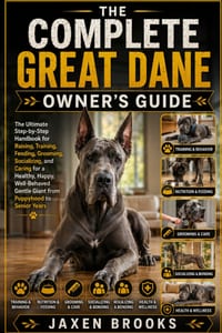 The Complete Great Dane Owner's Guide: The Ultimate Step-by-Step Handbook for Raising, Training, Feeding, Grooming, Socializing, and Caring for a Heal cover