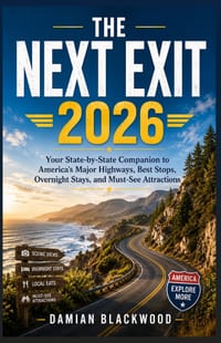 The Next Exit 2026: Your State-by-State Companion to America's Major Highways, Best Stops, Overnight Stays, and Must-See Attractions cover