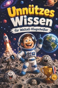 Unnützes Wissen für Weltall-Klugscheißer: Kuriose & witzige Fakten als Geschenk für Weltall-Fans cover