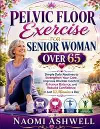 Pelvic Floor Exercise for Senior Woman Over 65: Simple Daily Routines to Strengthen Your Core, Improve Bladder Control, Enhance Balance, and Rebuild C cover