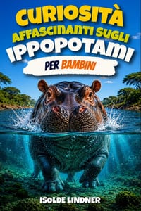 Curiosità affascinanti sugli ippopotami per bambini intelligenti: Un viaggio nella vita dell'ippopotamo, uno degli animali più straordinari d'Africa cover