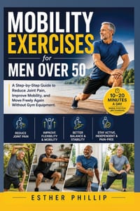 Mobility Exercises for Men Over 50: A Step-by-Step Guide to Reduce Joint Pain, Improve Mobility, and Move Freely Again Without Gym Equipment cover
