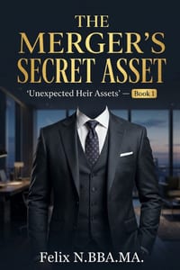 The Mergers Secret Asset: A Grumpy Billionaire vs. Rival Heiress Forced Proximity Romance cover