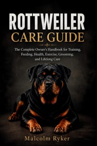 Rottweiler Care Guide: The Complete Owner's Handbook for Training, Feeding, Health, Exercise, Grooming, and Lifelong Care cover