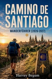 CAMINO DE SANTIAGO Wanderführer 2026-2027: Stufenweise Routen, Albergue-Listen, Packtipps und tägliche Strecken für Erstpilger cover
