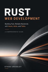 Rust Web Development: Building Fast, Reliable Backends with Axum, Actix, and Tokio cover