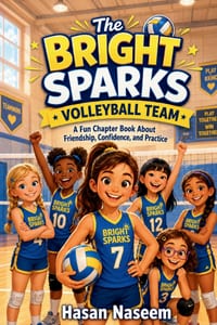 The Bright Sparks Volleyball Team: A Fun Chapter Book About Friendship, Confidence, and Practice cover