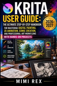 Krita User Guide: The Ultimate Step-By-Step Handbook for Mastering Digital Painting, 2D Animation, Comic Creation, and Professional Art Workflows with cover
