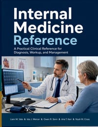 Internal Medicine Reference: A Practical Clinical Reference for Diagnosis, Workup, and Management cover
