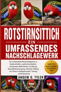 Rotstirnsittich: Ein umfassendes Nachschlagewerk zu Sozialverhalten, Lautkommunikation, emotionalen Bedürfnissen, Ernährung, Gesundheitsversorgung, et cover