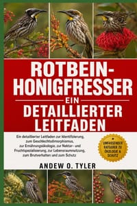 Rotbein-Honigfresser: Ein detaillierter Leitfaden zur Identifizierung, zum Geschlechtsdimorphismus, zur Ernährungsökologie, zur Nektar- und Fruchtspez cover