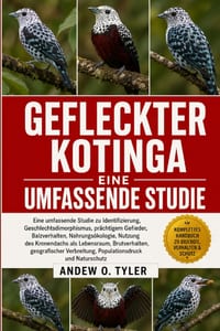 Gefleckter Kotinga: Eine umfassende Studie zu Identifizierung, Geschlechtsdimorphismus, prächtigem Gefieder, Balzverhalten, Nahrungsökologie, Nutzung cover