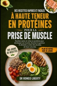Des Recettes Rapides Et Faciles À Haute Teneur En Protéines Pour La Prise de Muscle: Recettes saines et riches en protéines pour développer ses muscle cover