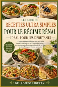 Le Guide de Recettes Ultra Simples Pour Le Régime Rénal, Idéal Pour Les Débutants: Le guide complet du débutant pour une cuisine simple et équilibrée cover